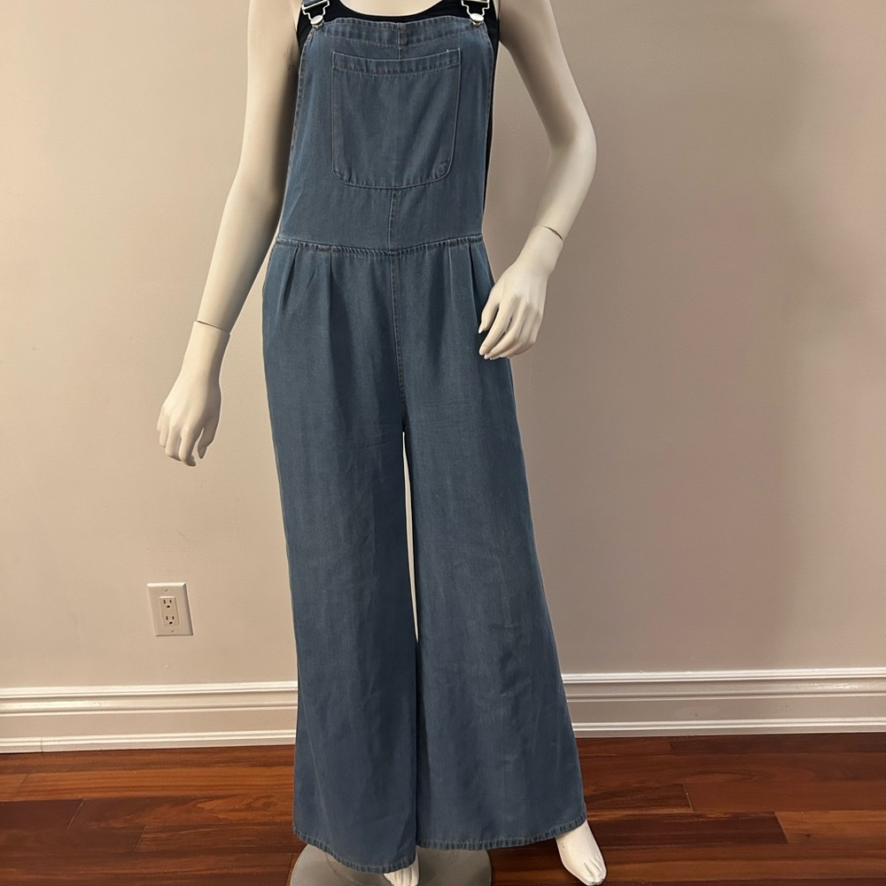 Denim Wide-leg Jumper